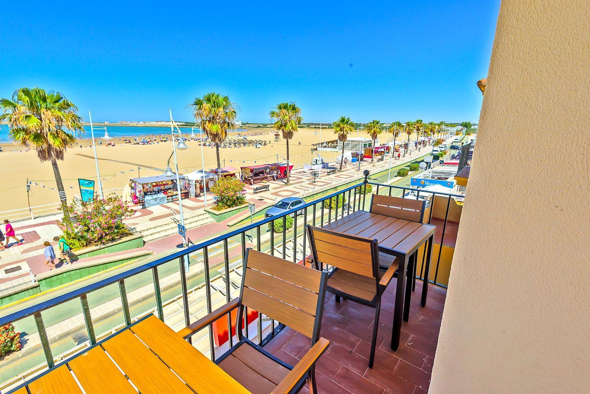 Beachfront Duplex 1ª Linea & Terraces Oceanfront El Puerto de Santa María Esterno foto